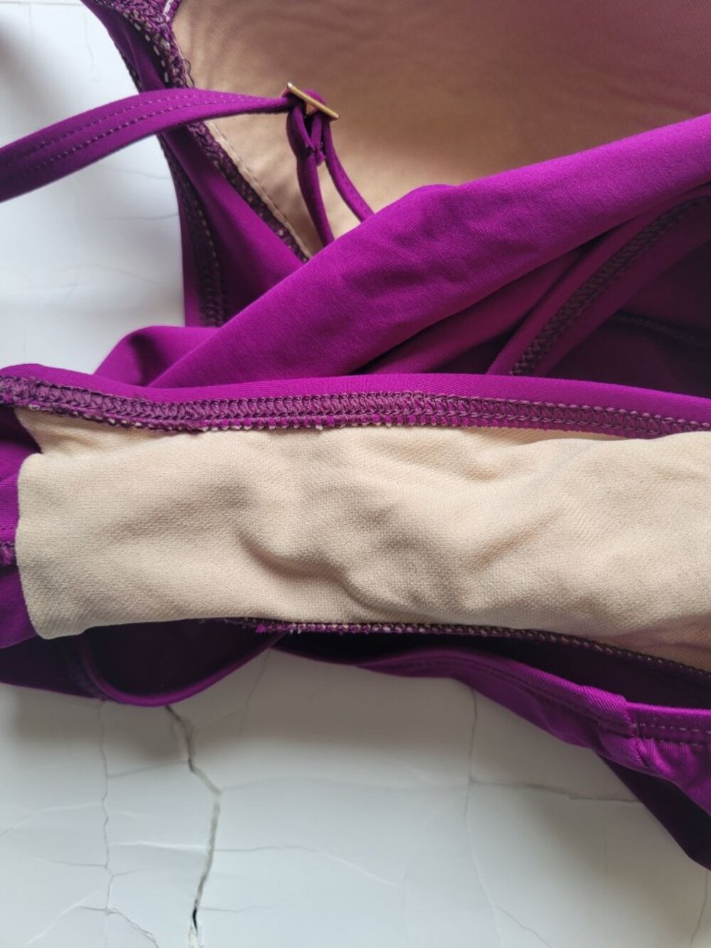 La Blanca by Rod Beattie 1 Piece Bright Pink Swimsuit Womens Size 6 Tall Beach - Picture 9 of 12